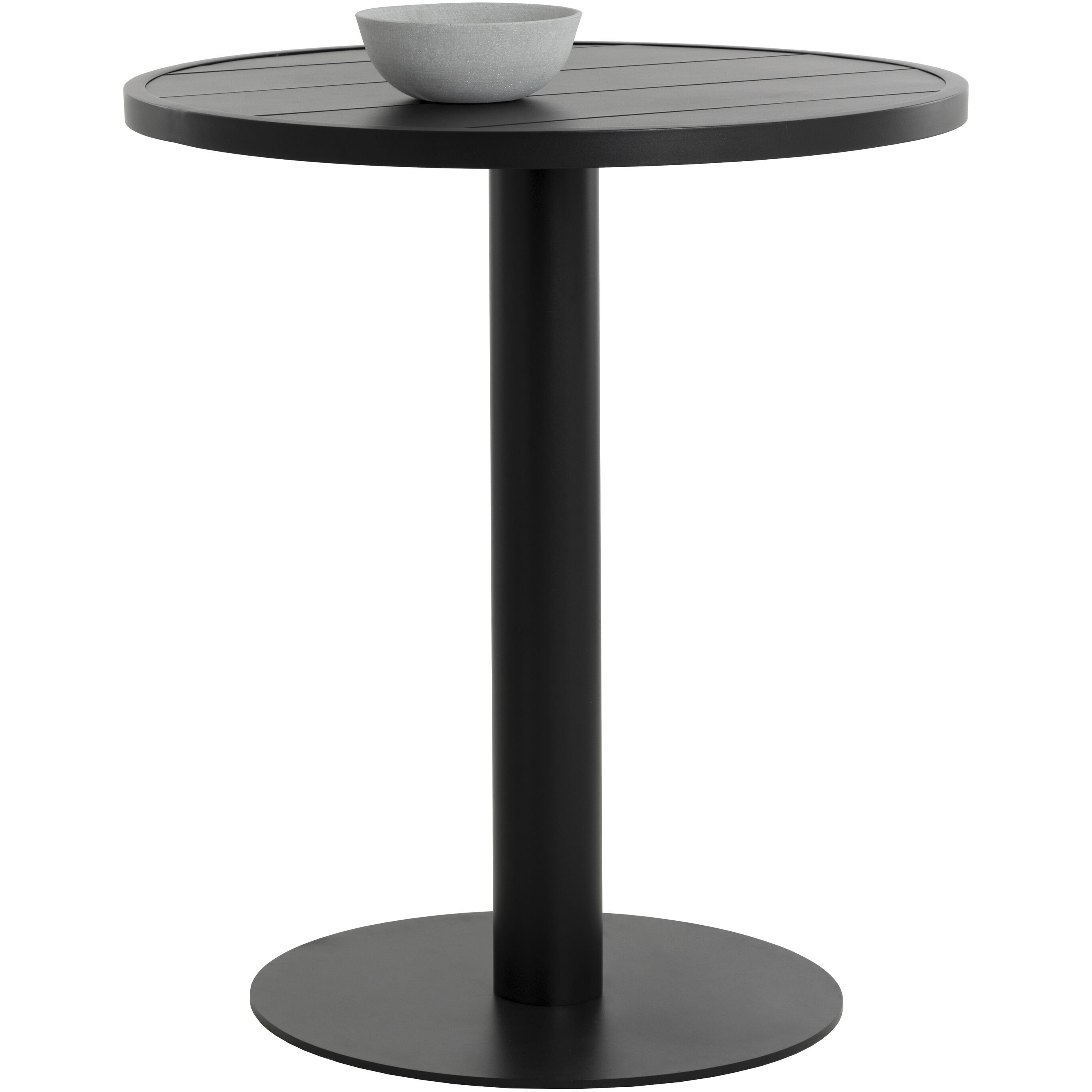 Merano 40 X 36 inch Black Outdoor Bar Table, Round